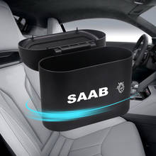 Car Trash Can Garbage Bin Universal Car Interior Organizer Storage Box Rubbish Garbage Holder for  SAAB 9-3 93 9-5 9 3 9 5 car 2024 - buy cheap