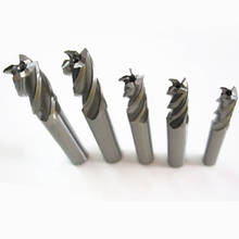 Silver End Mill Milling Straight Shank Engraving Router Accessories Replacement Roughing HSS