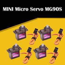 New Arrival 4pcs/lot MG90S Metal Gear Digital 9g Servo For RC Helicopter Airplane Boat Car RC Robot 2024 - buy cheap