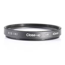 RISE(UK) 43mm Close-Up +4 Macro Lens Filter for Nikon Canon SLR DSLR Camera 2024 - buy cheap