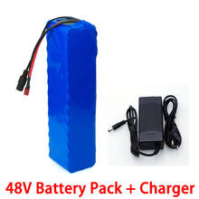 Liitokala-bateria de lítio para bicicleta elétrica, 48v, 26ah, 48v, 2000w, bateria integrada, carregador de 50a, bms + 54.6v 2a 2024 - compre barato