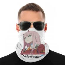 02 Zero Two Darling In The Franxx, bufanda mágica de Anime, máscara de media cara, máscara de tubo de moda, pasamontañas, Bandanas a prueba de polvo 2024 - compra barato