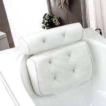 Almohada de baño de malla 3D con ventosas, soporte para cuello y espalda, para el hogar, bañera de hidromasaje, accesorios 2024 - compra barato
