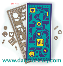 Retângulo quadro de corte de metal morre molde cartão scrapbook papel ofício faca molde lâmina punch stencils 2024 - compre barato