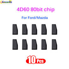 10pcs/lot 4D60 Chip 80 Bits 4D ID60 80Bit Auto Car Key Transponder Carbon Chip for Ford Connect Fiesta Focus Ka Mondeo for Mazda 2024 - buy cheap