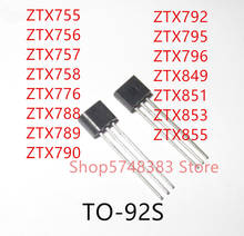 10PCS ZTX755 ZTX756 ZTX757 ZTX758 ZTX776 ZTX788 ZTX789 ZTX790 ZTX792 ZTX795 ZTX796 ZTX849 ZTX851 ZTX853 ZTX855 TO-92S 2024 - buy cheap