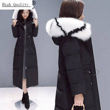 Winter Jacket Women Large Fox Fur Hooded Clothes 2020 Thick Warm Long 90% Duck Down Coat Women's Down Jacket Hiver LW1554 2024 - buy cheap