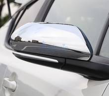 Для Toyota C-HR CHR C HR 2016 2017 2018 изюминка Серебряная боковая крышка зеркала заднего вида накладка хромированные аксессуары для стайлинга автомобилей 2024 - купить недорого