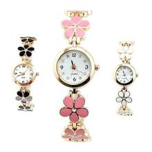 Reloj de pulsera de estilo coreano para mujer y niña, pulsera con margaritas, rosa dorada flor, regalo, gran oferta 2024 - compra barato