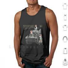 Panzer Kampfwagen Iv Ausf F. D tank tops vest sleeveless Girls Und Panzer Dragon Z One Piece Punch Man Genos 2024 - buy cheap