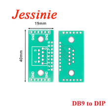 5 шт., плата преобразователя DB9 на DIP 2,54 мм 9P DB9, плата адаптера PCB UART RS232, модуль пластины 2024 - купить недорого