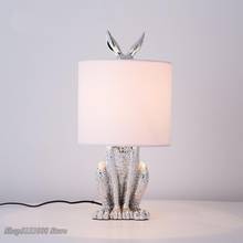 Modern Resin Masked Rabbit Table Lamps Retro Lndustrial Decor Desk Lights Luminaire for Bedroom Bedside Home Lighting Fixtures 2024 - buy cheap