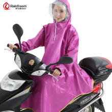 Capa de chuva impermeável para homens e mulheres, poncho para bicicleta elétrico e transparente com capuz 2024 - compre barato