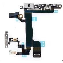 10pcs/lot Power Button Volume and Mute Button Flex Cable With Metal For iPhone 5 5g 5c 5s SE Power Flex Cable Replacement Part 2024 - buy cheap