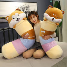 Hot New Huggable Plush Toys Dog Cute Shiba Inu Animal Long Soft Toy Office Break Nap Sleeping Pillow Cushion Stuffed Gift Doll 2024 - buy cheap