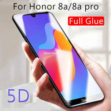 5d full glue tempered glass on honor 8a pro protective glass screen protector for huawei honor8a 8 a a8 8apro phone safety 6.09 2024 - buy cheap