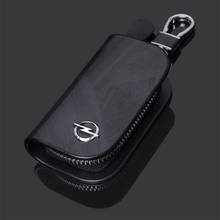Leather Car Logo Key Case Cover Remote Holder Keychain For Opel Astra Insignia Corsa Mokka J H G K Zafira Meriva Car Accessories 2024 - buy cheap