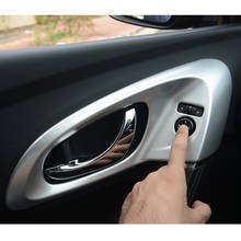 4pcs ABS Matte For Renault Kadjar Car Armrest Door Bowl Handle Cover Trim Car Styling Sticker 2015 16 17 18 2019 Accessories 2024 - buy cheap