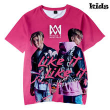 3 To 14 years kids t shirt Marcus and Martinus 3D short sleeve tshirt boy/girls t-shirt streetwear teen t shirts child clothes 2024 - buy cheap