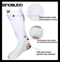 Hot Sale Kyokushinkai Karate Foot Protection Kyokushin Shin Instep Guards Kick Boxing Taekwondo Shank Protectors 2024 - buy cheap