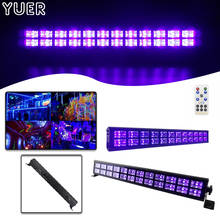 UV Bar Lights 24x3W Wall Wash Light DMX512 Control Party Dj Lamp UV Color LED Beam Light For Christmas Laser Projector Stage 2024 - buy cheap