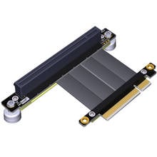 PCIE Riser PCI Express PCI E 8X to 16X Riser Card ленточный удлинитель 17 см кабель PCI-Express Gen3 8 Гбит/с магнитным основанием 2024 - купить недорого
