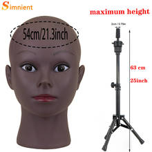 Simnient Mannequin Head Training Head For Wig Making Hat Display Cosmetology Manikin Head Makeup Practice With Adjustable Tripod 2024 - buy cheap