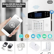 Wired Wireless Home LCD GSM Alarm Infrared  GSM Home Alarm System Security  Intercom Remote Control Autodial Siren Sensor Kit 2024 - buy cheap