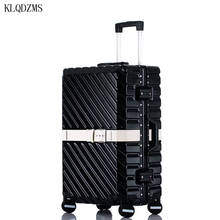 KLQDZMS College Style Wheeled Suitcase 20’’24’’26’’29 Inch ABS Super Fashion NEW Spinner Trolley Luggage Bag 2024 - buy cheap