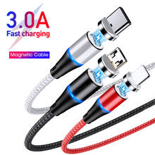 Quick Charger USB 3.0 Data Sync Micro USB Type C Cable Mobile Phone 8Pin Magnetic Wire For iPhone 5 6 7 8 X 11 12 Xiaomi Samsung 2024 - buy cheap