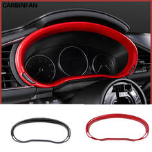 Car Instrument Dashboard Decoration Frame Cover Carbon fiber accessories  For Mazda 3 Axela 2020 2019  C1573 2024 - buy cheap