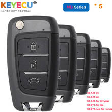 KEYECU-mando a distancia Universal para coche, 5 unids/lote, serie NB NB25, 3 botones, para KD900 KD900 + URG200 KD-X2 Mini KD 2024 - compra barato