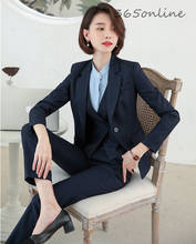 High Quality Fabric Formal Women Business Suits Autumn Winter Ladies Office Work Wear Professional Blazers OL Styles Pantsuits 2024 - buy cheap