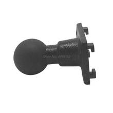 Suporte de borracha para garras de 4 buracos, placa adaptadora, esfera de borracha, montagem eficiente de série ram, montagens para gopro garmin gps dvr 2024 - compre barato