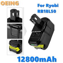 2021NEW 18 в 6,0 Ач для Ryobi RB18L50 ONE + литий-ионный Батарея P108 RB18L40 RB18L25 RB18L15 P107 P122 P104 P105 с Светодиодный индикатор- 2024 - купить недорого