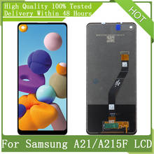Pantalla LCD AMOLED de 6,5 pulgadas para móvil, repuesto de montaje de digitalizador táctil para SAMSUNG GALAXY A21, A215, A215F, SM-A215U 2024 - compra barato