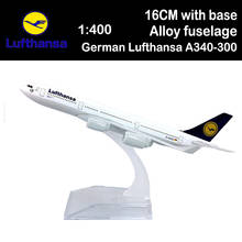 Lufthansa-400 avión Airbus A340 Air German, 340, modelo de avión de aleación, juguete de exhibición, estante de exhibición de regalo para niños y adultos 2024 - compra barato