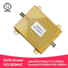 ZQTMAX LTE 2g 4g Cellular Amplifier gsm dcs signal booster 900 1800 Cell Phone Signal Repeater B3 B8 dual band 2024 - buy cheap
