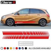 Car Styling Door Side Skirt Srtipes Decal Stickers for Mercedes Benz W203 W204 W205 W212 W163 W176 A CLA GLa C E amg Accessories 2024 - buy cheap