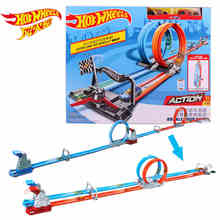 Hot wheels Carros Track Model Cars Train Kids Plastic Metal Toy-cars-hot-wheels Hot Toys For Children Juguetes GFH85 2024 - buy cheap