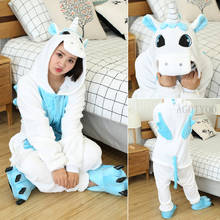 Onesie Adult Women Animal Unicorn Pajamas Suit Flannel Warm Soft Sleepwear One Piece Winter Jumpsuit Cosplay Costume 2024 - buy cheap