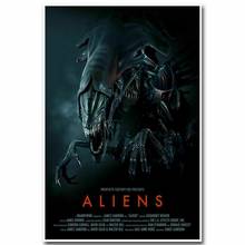 Alienígena 3 filme clássico 1992 tecido de seda cartaz de parede arte decoração adesivo brilhante 2024 - compre barato