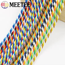 Meetee 10m Twisted Rope Cotton Cord DIY Hand-woven Pants Harness Cap Bag Ropes Craft Decoration Cord for Drawstring Belt BD218 2024 - buy cheap