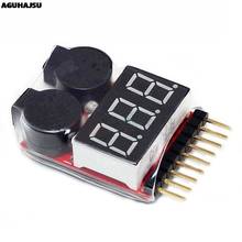 1pcs 1-8S LED Low Voltage Buzzer Alarm Lipo Voltage Indicator Checker Tester 2024 - buy cheap