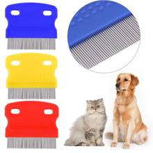 1pc Pet Dog Comb Remove Flea Hair Brush Hair Comb Puppy Cat Comb Dog Brush Multifunction Pet Grooming Stainless Steel 2024 - buy cheap