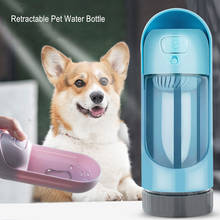 Cão de estimação portátil garrafa de água potável tigelas para pequenos cães grandes alimentando dispensador de água gato ativado copo de filtro de carbono 2024 - compre barato