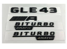 Emblemas de guardabarros para Mercedes Benz, accesorio negro para GLE43, AMG BITURBO 4matic 2024 - compra barato