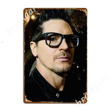 Zak bagans sinais de metal cinema sala estar personalizado garagem decoração estanho sinal cartazes 2024 - compre barato