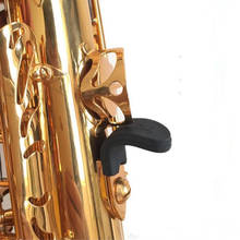 Saxofone de borracha preto, de alta qualidade, protetor de dedo, almofada de proteção, confortável para alto tenor, saxofone soprano 2024 - compre barato
