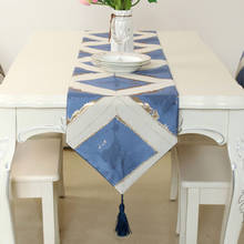 Mantel de mesa con estampado europeo, decoración de fiesta y boda, mantel de poliéster con flores 2024 - compra barato